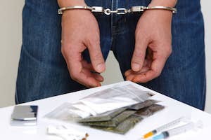Man arrested with drugs