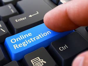 Online Registration key